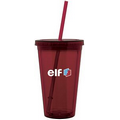 16 Oz. Merlot Red Spirit Tumbler Cup